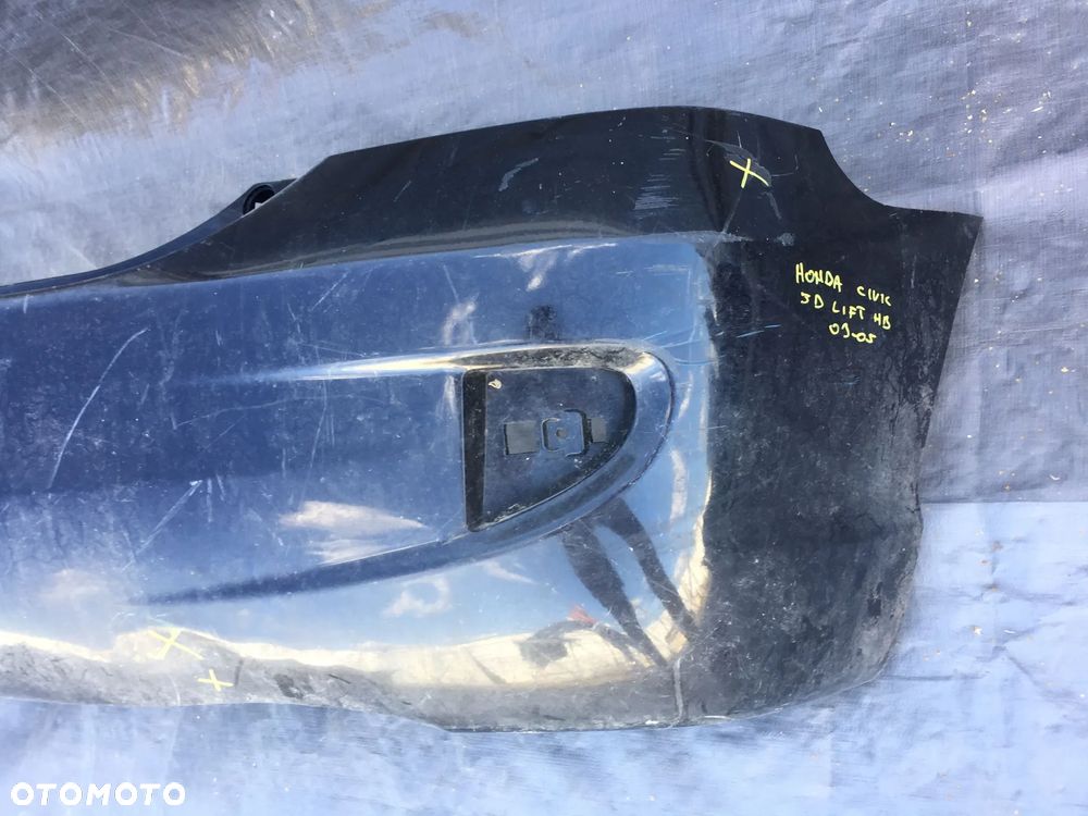 HONDA CIVIC 5D HB LIFT 2003-2005 ZDERZAK TYLNY TYŁ - 5