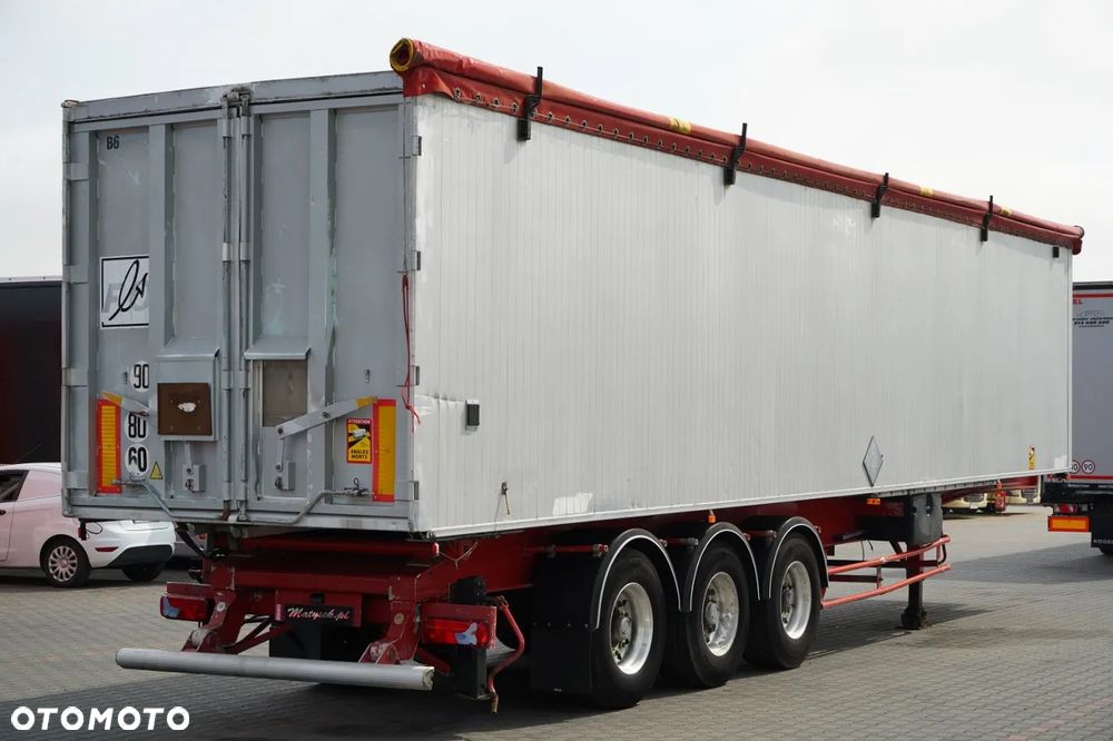 Benalu WYWROTKA 71 m3 / ALUMINIOWA  /  OŚ PODNOSZONA/ ALUFELGI / SPROWADZONA - 8