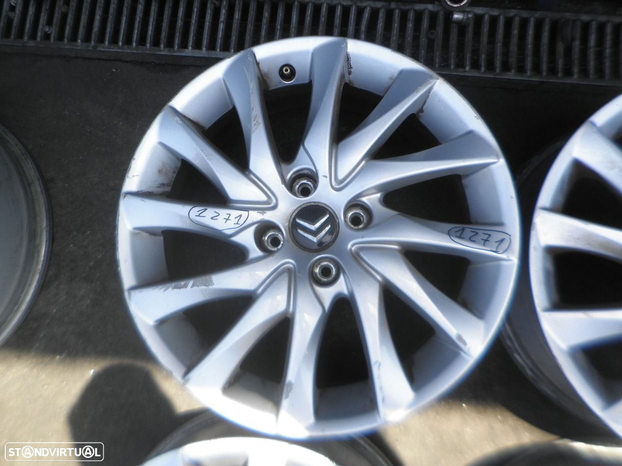 Jogo De Jantes Jgjant1271 CITROEN C4 PICASSO 2009 1.6HDI 110CCV 5P PRETO ET26 6.5X17 4X108 64.8MM - 5