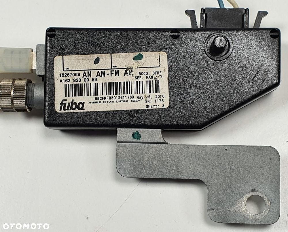 WZMACNIACZ ANTENY MERCEDES ML W163 1638200089 - 3