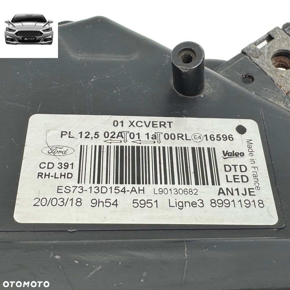 REFLEKTOR PRAWY PRZÓD DYNAMIC LED FORD MONDEO MK5 ES73-13D154-AH - 6