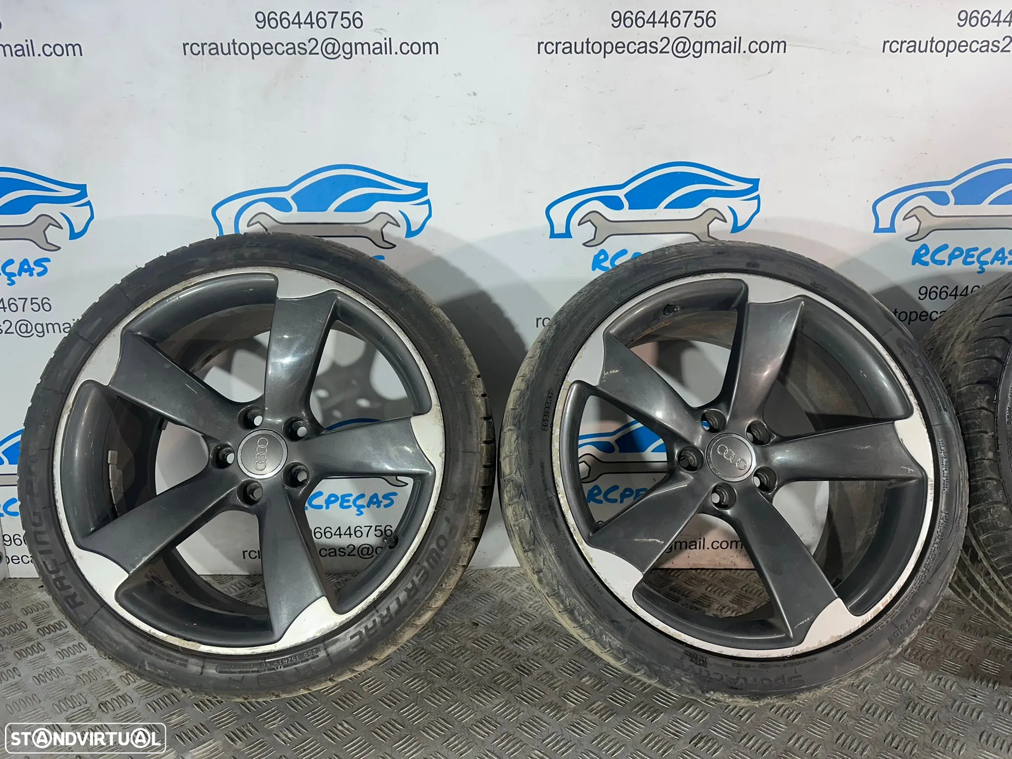 .Conjunto Jantes 19 Originais Rotor Audi S-Line A5 8T 5x112 9J ET33 8T0601025BE - 5