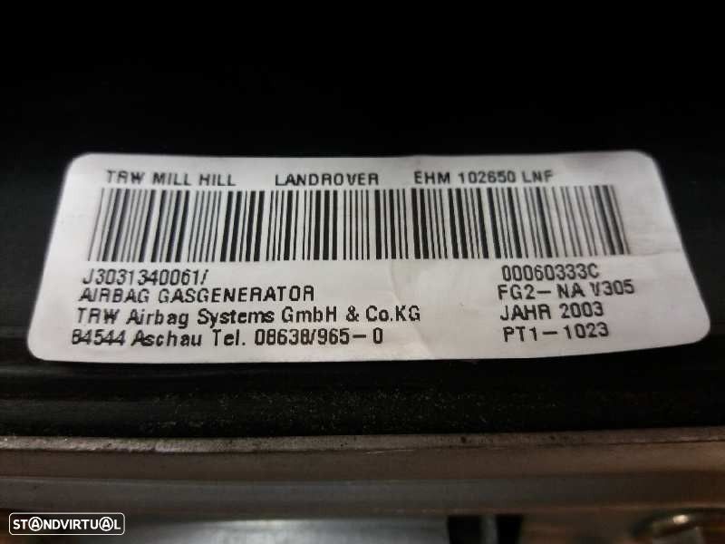 AIRBAG FRONTAL ESQUERDO LAND ROVER DISCOVERY II 2003 -J3031340061 00060333C - 4