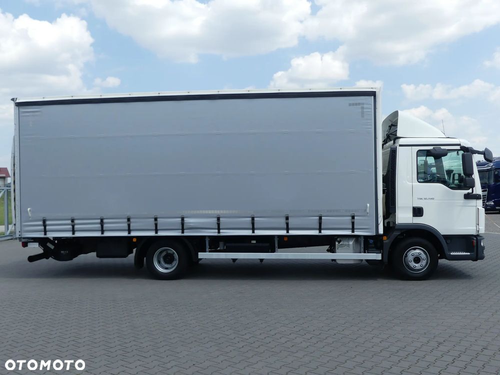 MAN TGL 12.190 / FIRANKA + WINDA / PRZEBIEG 120 TYS KM ! / KLIMA / - 10