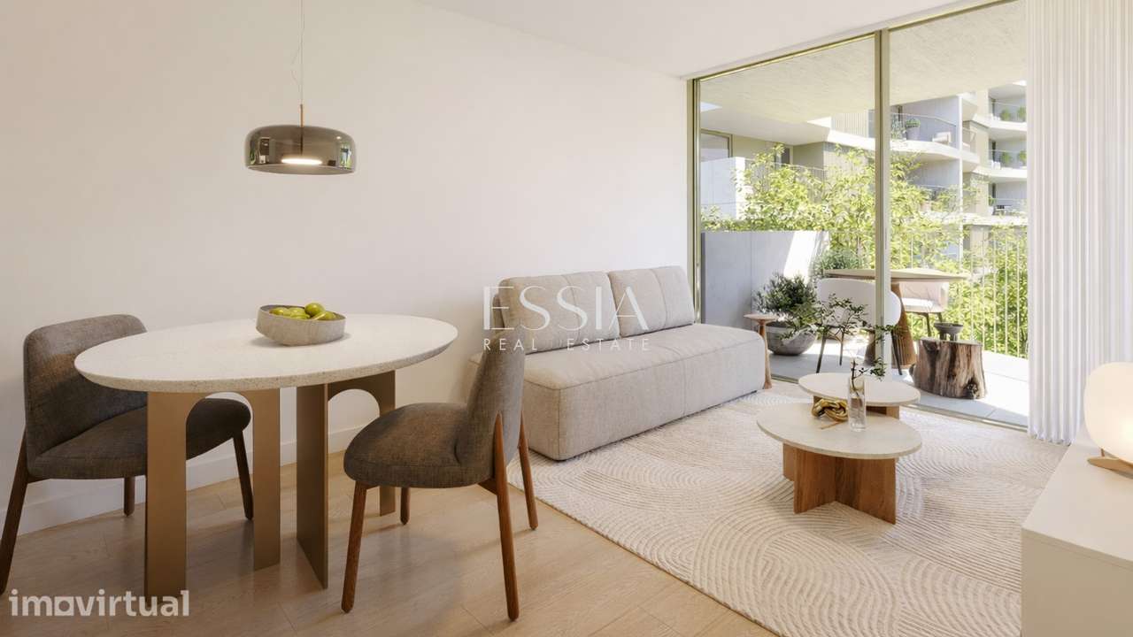 Apartamento T2 com Varanda no The Yard Urban nos Jardins da Arrábida - Grande imagem: 2/11
