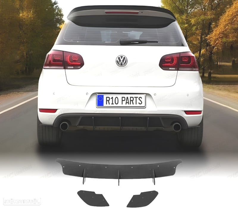 ACESSORIO DIFUSOR VOLKSWAGEN VW GOLF 6 GTI 08-12 - 1