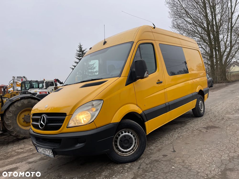 Mercedes-Benz Sprinter W906 313 CDI Średni Średniak L2H2 Brygadówka 6 Osobowy 6 Osób Dubel kabina 2009 ROK - 24
