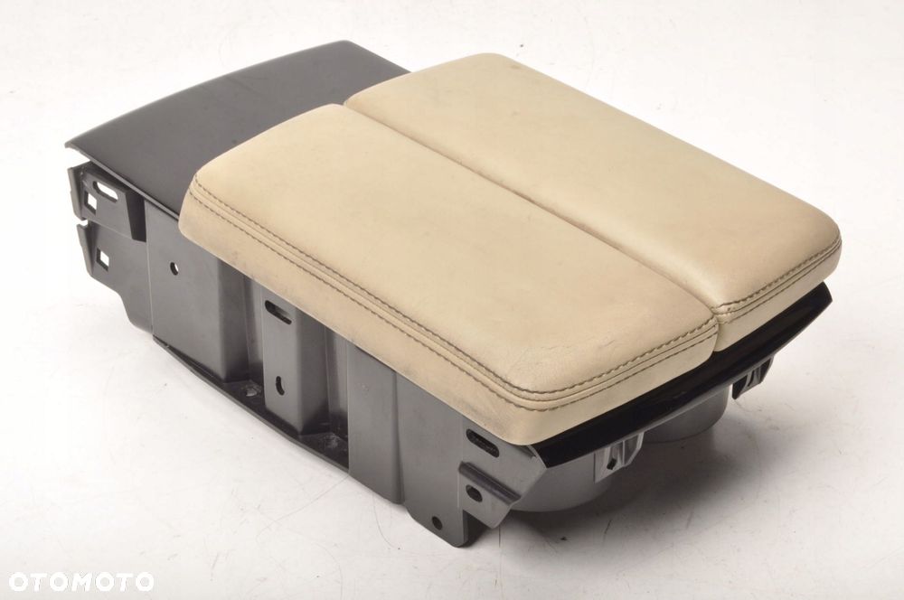 Tesla Model S PODŁOKIETNIK SKÓRZANY JASNY CUP HOLDER 1024241-00-B - 2