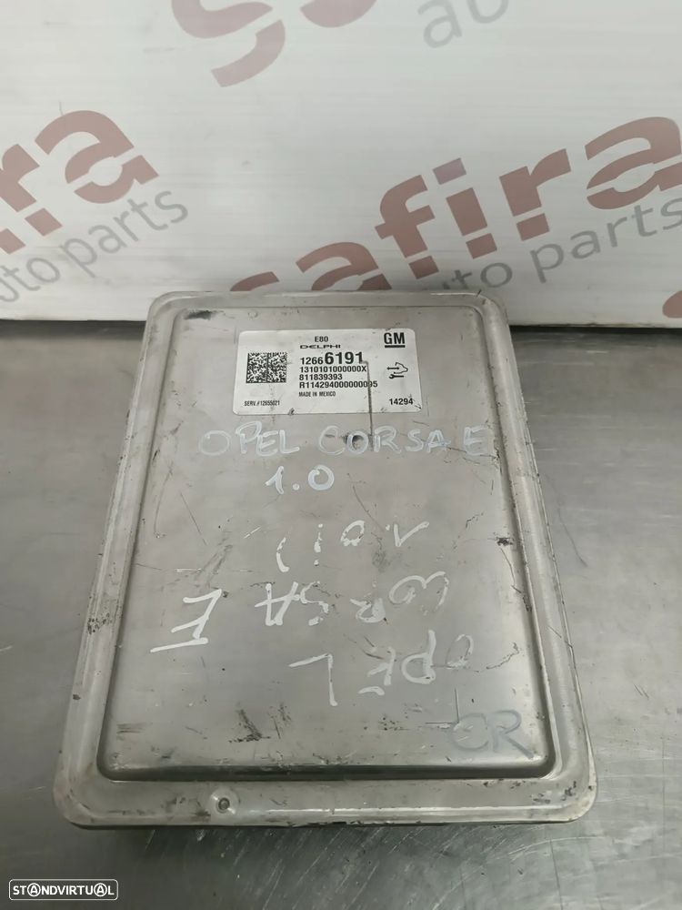 UNIDADE / CENTRALINA DO MOTOR / ECU OPEL CORSA E / ADAM 1.0i 115CV  12666191 - 3