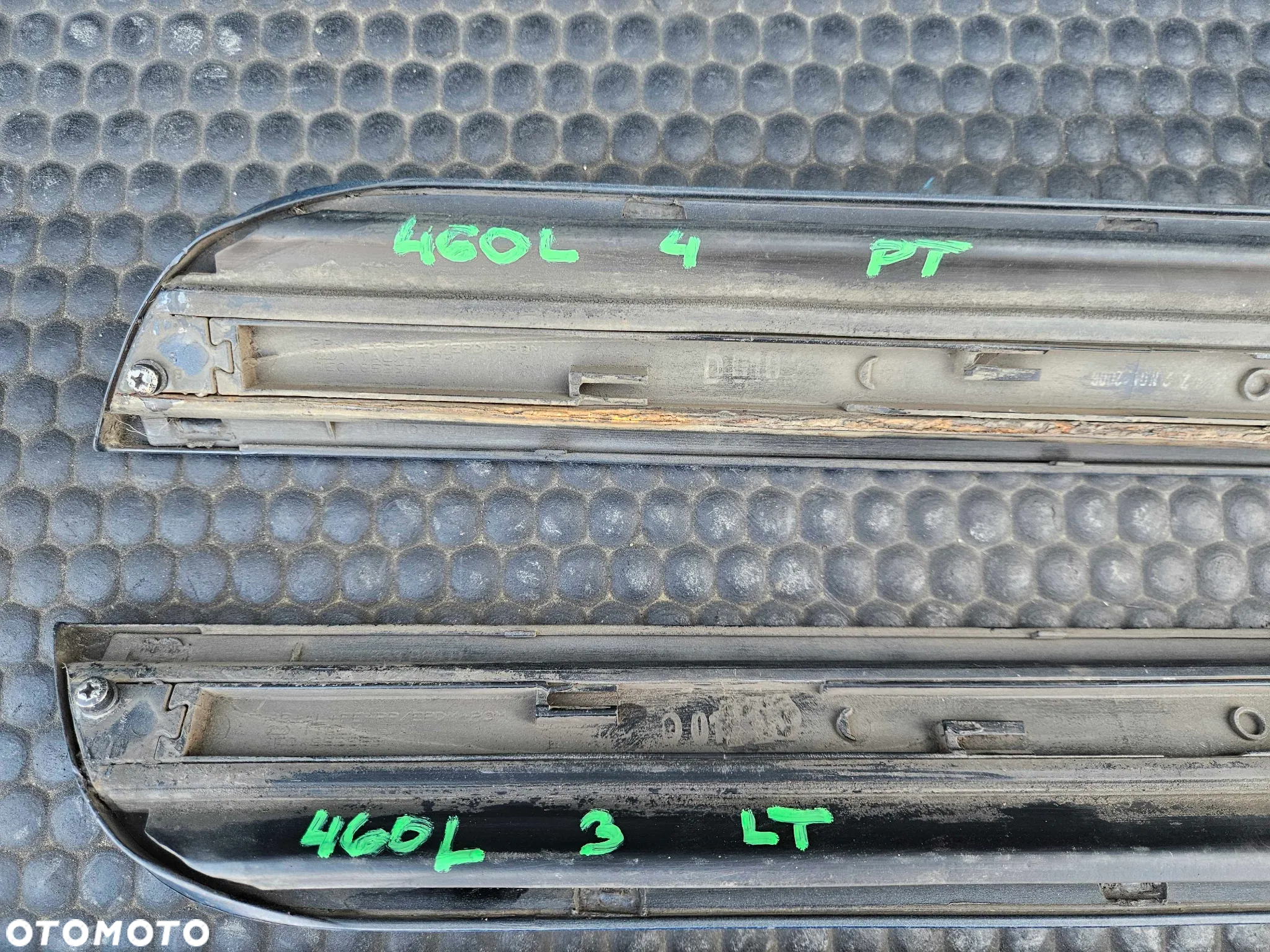 Listwa Listwy Drzwi S-Line Dolne Niebieskie Komplet Audi A4 B6 B7 Oryginalne - 31