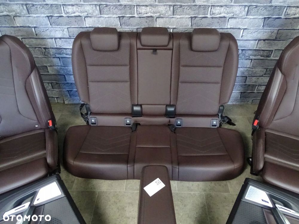 FOTELE BMW X1 U11 FOTELE KANAPA BOCZKI TUNEL BRĄZOWA SKÓRA M SPORT EUROPA - 5
