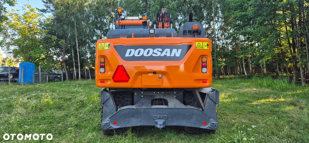 Doosan Koparka kołowa DX190W-5 rototilt nowe koła opony sprowadzona - 5