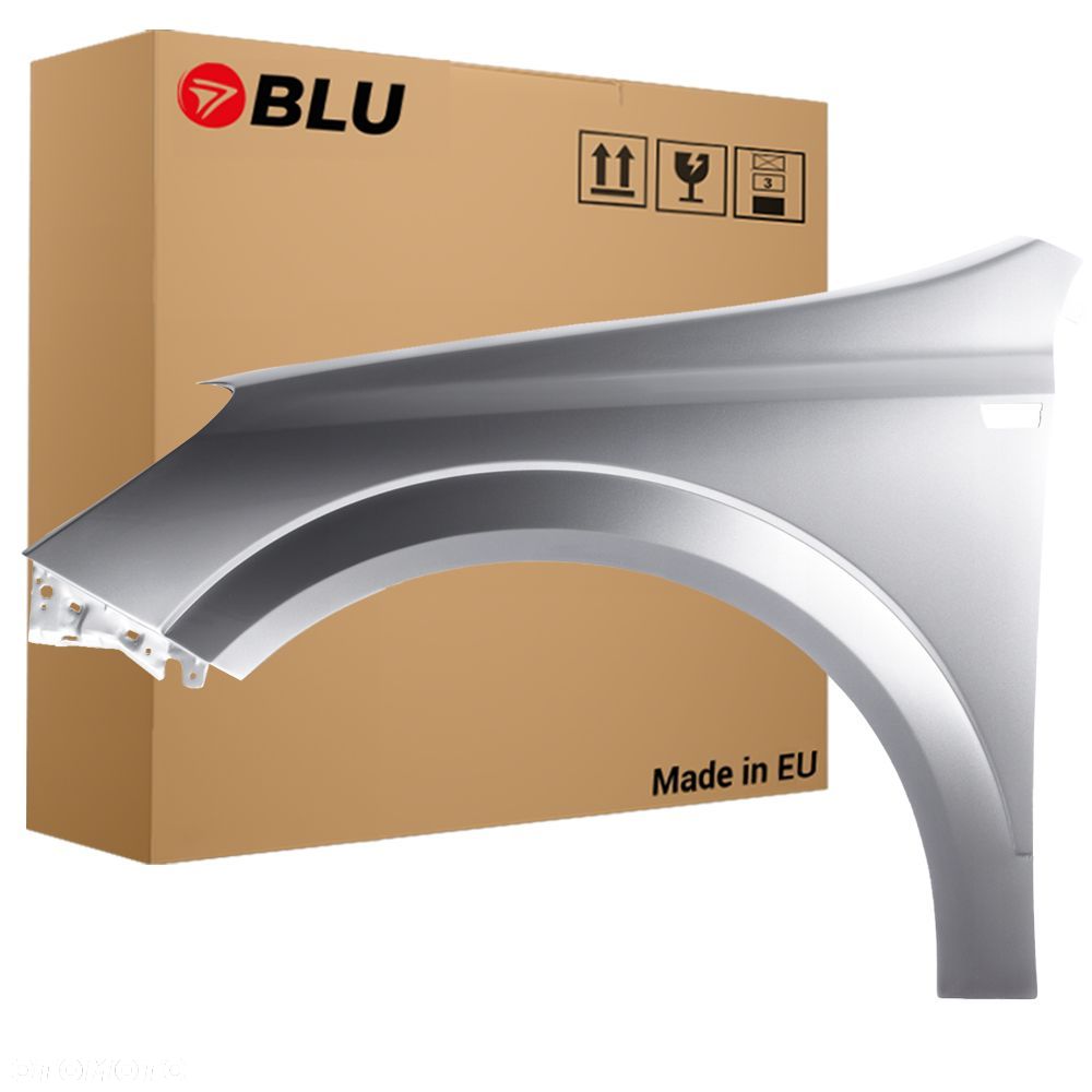 BLU Błotnik OPEL ASTRA H 3 III Z157 lewy srebrny 04-14 przód StarSilber - 1