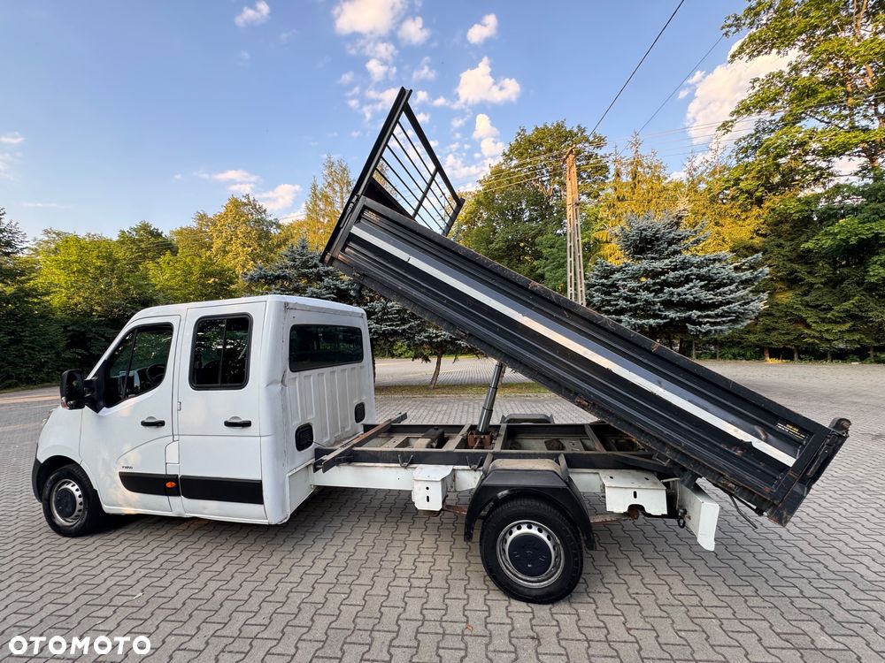Renault MASTER 2,3 DCI WYWROTKA 3 STRONY DUBEL KABINA 7 OSÓB FV 23 % MOVANO KIPER SKRZYNIA BRYGADOWY - 22