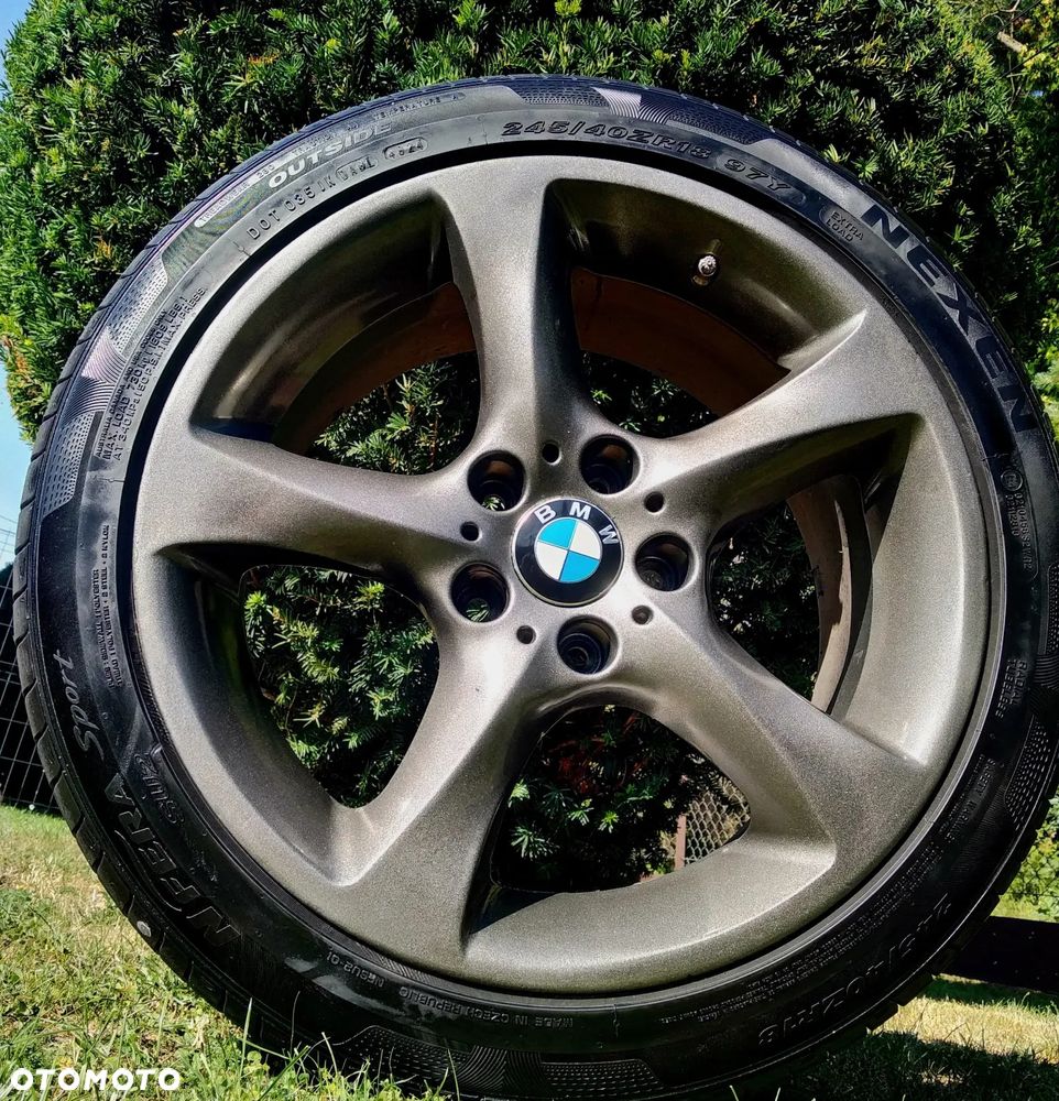 Alufelgi 18 cali opony 2025 BMW 5x120 F30 F31 F20 F36 F34 E90 E91 Mpakiet - 2