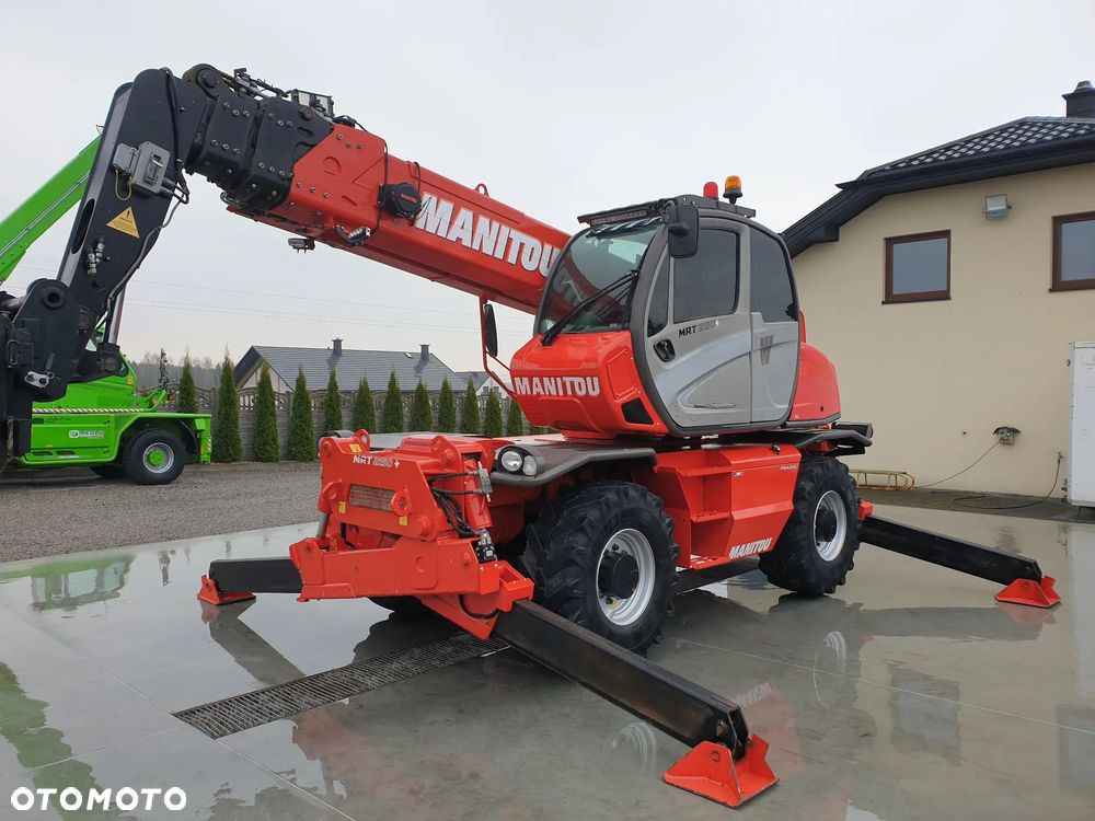 Manitou MRT 2150+Privilege KOSZ/PILOT/WIDŁY SPROWADZONA SUPER STAN - 3