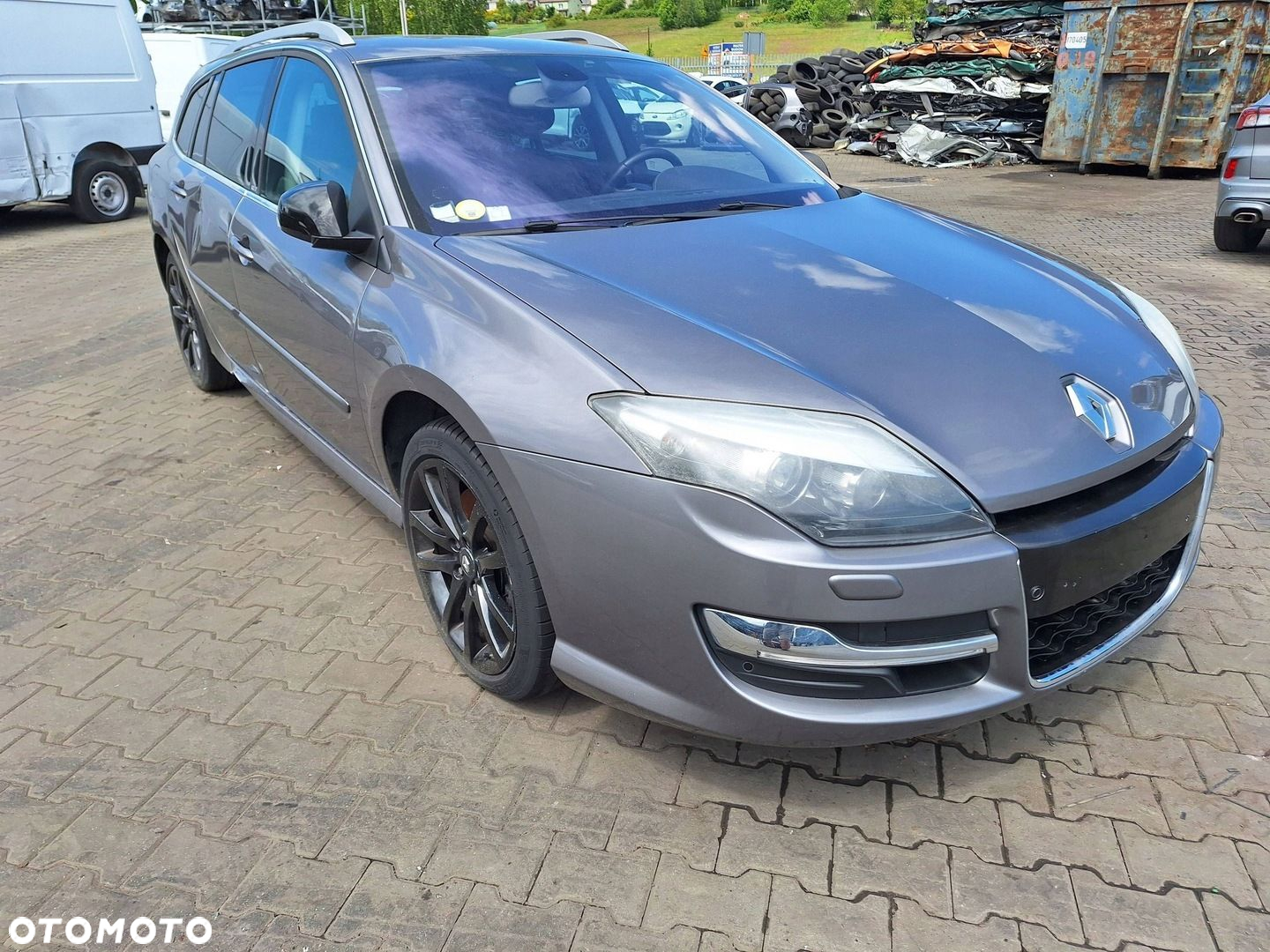 Renault Laguna 3 III LIFT 13- ZDERZAK PRZÓD TEKNG BIXENON LED MASKA ZESTAW - 6