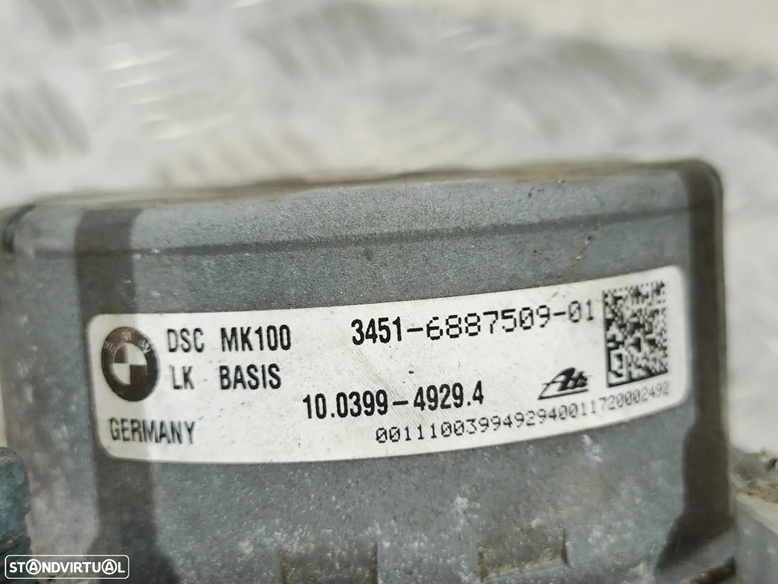 Modulo ABS | Bloco Hidraulico BMW - 34516887509 | 6887509 | 6887510 - Original - F20 | F21 | F30 | F31 | - 7
