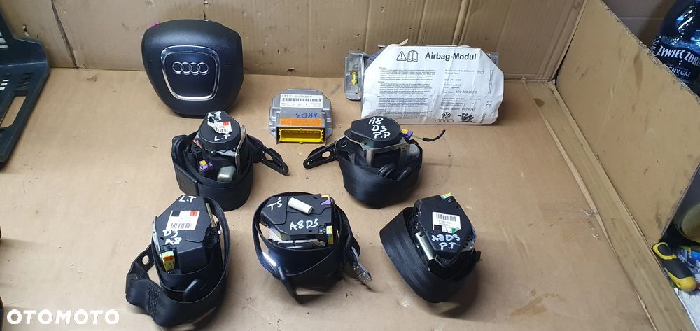 Poduszki pasy AIRBAG sensor zestaw naprawczy Audi A8 D3 Lift - 7