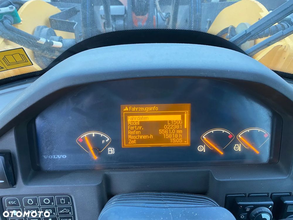 Volvo L150G, WAGA W ŁYŻCE, z NIEMIEC, SERWISOWANA W VOLVO, SUPER UTRZYMANA - 20
