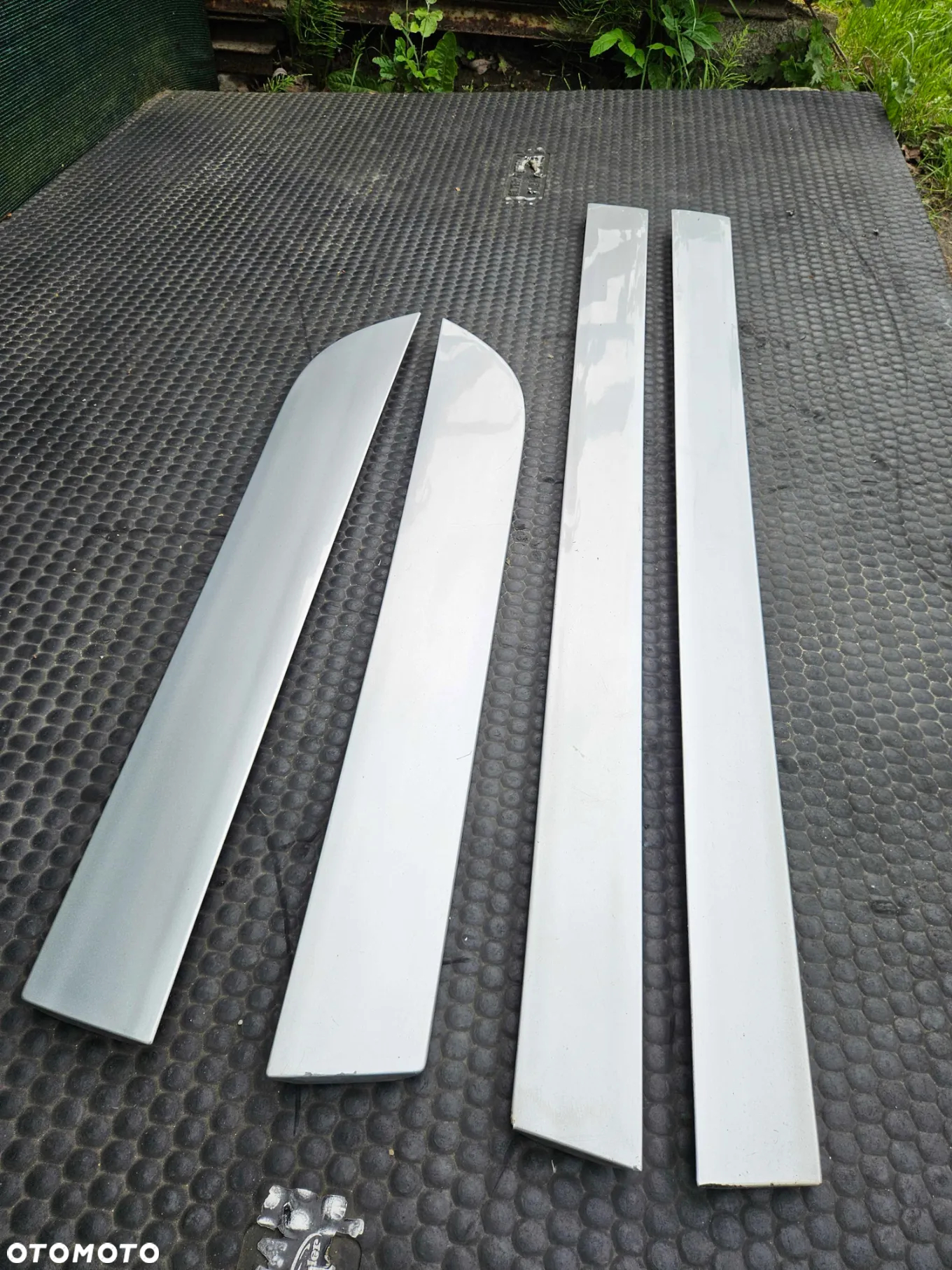 Listwa Listwy Drzwi Srebrne LY7W Dolne Komplet Audi A6 C6 Sedan Kombi Oryginalne - 3