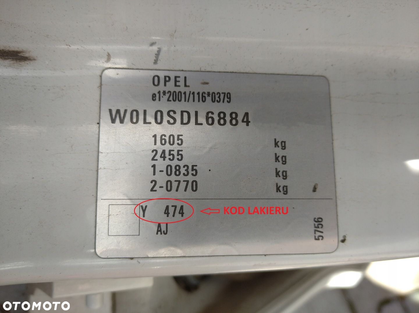 OPEL CORSA D LUSTERKO LEWE ELEKTRYCZNE Y474 3PIN - 8