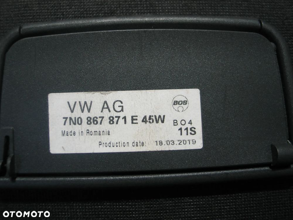 Roleta bagaznika vw sharan seat alhambra 2 II 7N 7N0 7N0867871E oryginal - 8