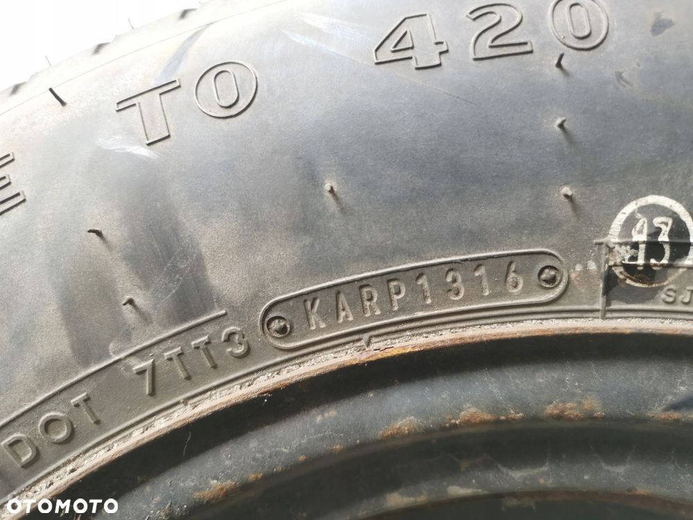 OUTLANDER III LIFT KOLO DOJAZDOWE ZAPAS KOSZ R16 - 6