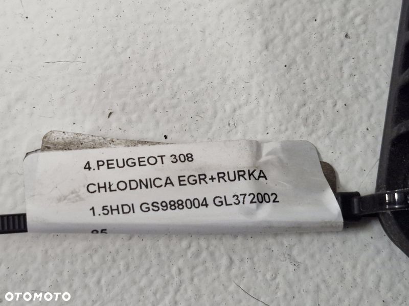 PEUGEOT 308 T9 1.5 HDI CHŁODNICA SPALIN GS988004 GL372002 - 8