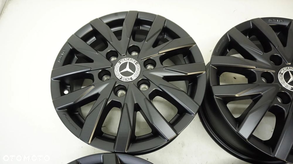 FELGI ALUMINIOWE 16 MERCEDES SPRINTER VW CRAFTER ET54 CZARNY MAT - 3
