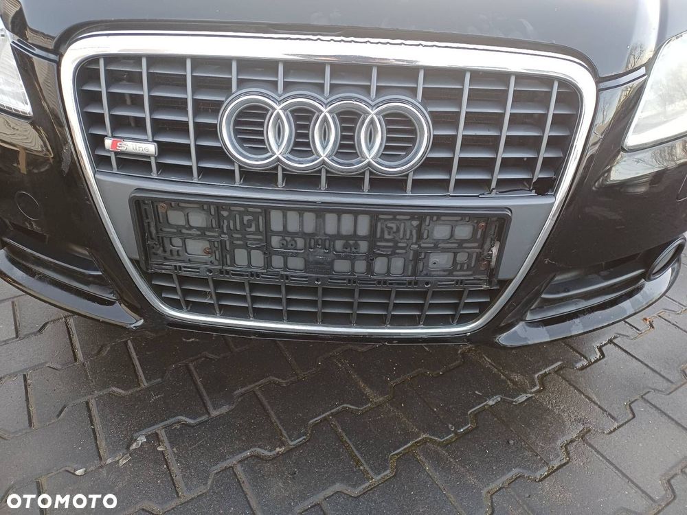 KOMPLETNY PRZÓD MASKA BŁOTNIKI LAMPY ZDERZAK SLINE AUDI A4 B7 LY9B - 7