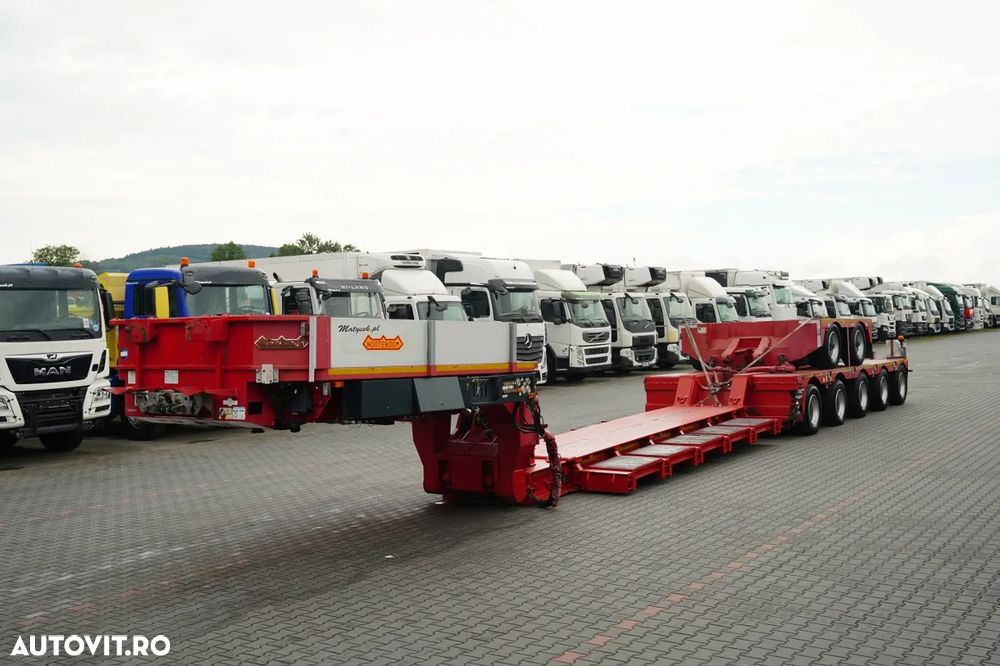 Nooteboom EURO -111-25-ID ȘASIU JOS / EXTENSIBIL / INTERDOLL / SUPORT / 7 AXE / AXE DE DIRECȚIE / SAF / CAPACITATE DE ÎNCĂRCARE: 74.000 KG! - - 25