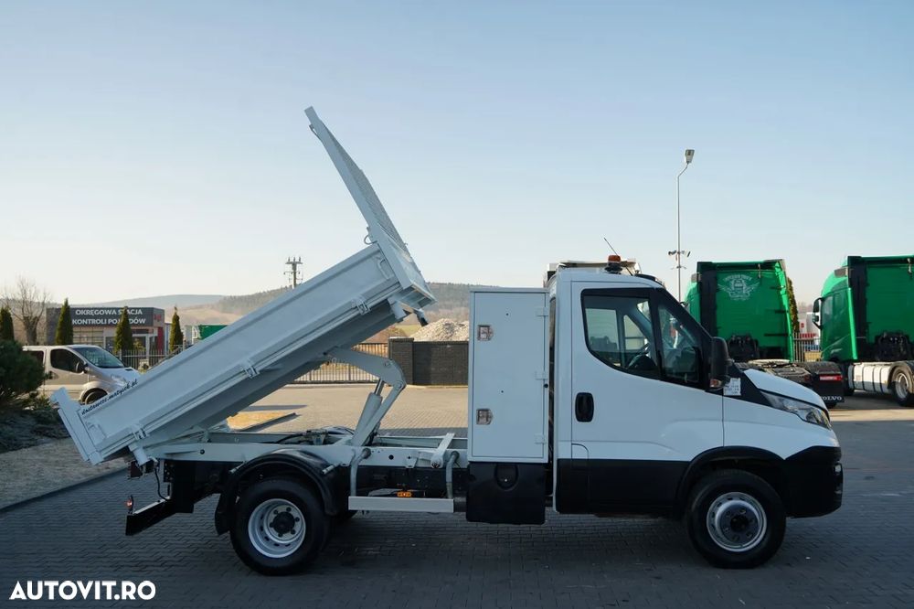 Iveco DAILY 70-180 / BASCULATOR SPATE 2.8 M / MASĂ NETĂ: 7.0 T / DUBLU / BLOCARE PUNȚI - 6