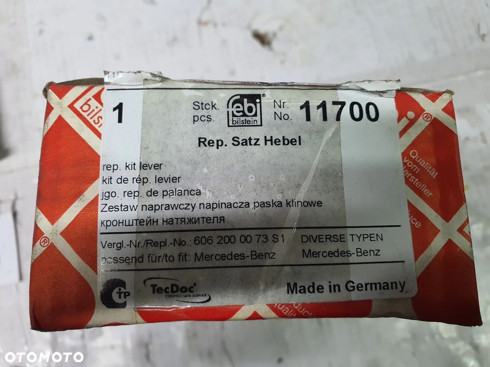 Zestaw naprawczy napinacz paska Mercedes Sprinter C E G S W124 6062000073 6062000173 Febi 11700 - 5