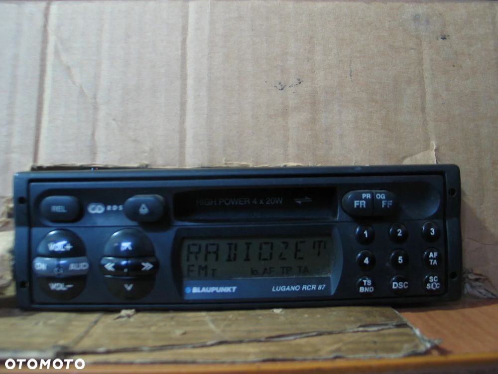 radio radioodtwarzacz blaupunkt lugano RCR 87 klasyk zabytek - 7