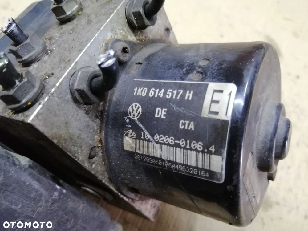 Volkswagen Golf V pompa sterownik abs 1K0907379K 1K0614517H plus wtyczka z wiązką - 9