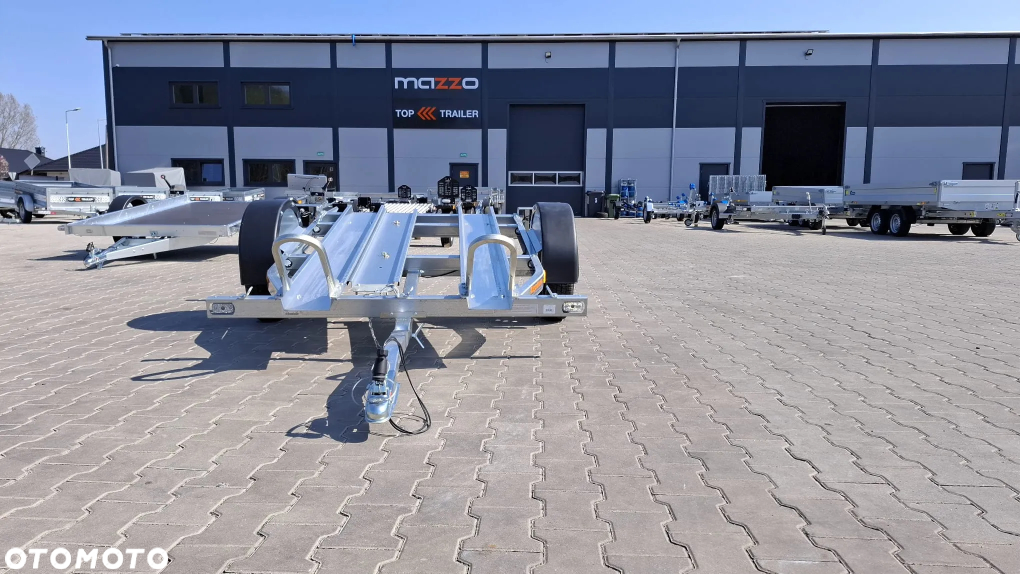 Neptun GN064 DOSTAWA Przyczepka na dwa motocykle 225x130 DMC 750kg UCHYLNA motocyklowa MOTO - 11