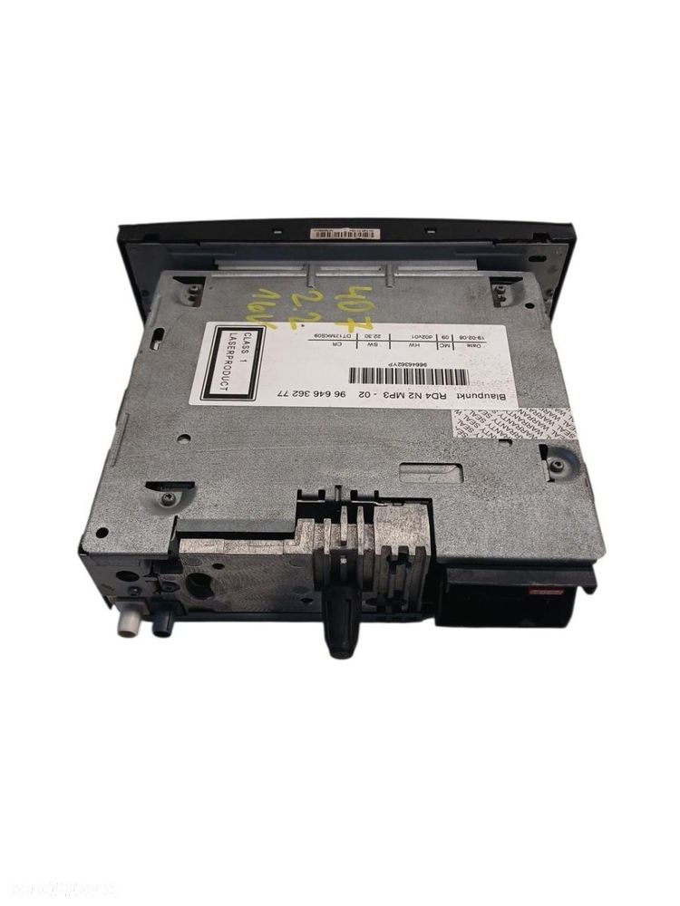 RADIO CD PEUGEOT 407 9664636277 - 4