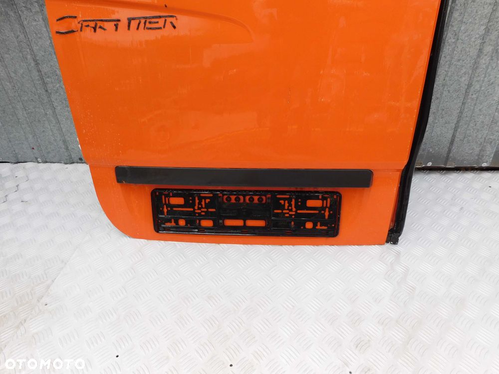 Drzwi Tylne Lewe Wysokie H2 Mercedes Sprinter W906 VW Crafter POMARAŃCZ OEM - 3