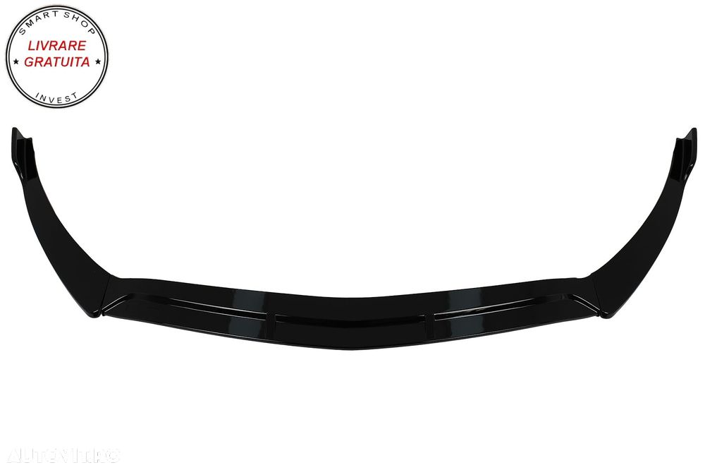 Prelungire Bara Fata Mercedes CLA X118 C118 Sport Line CLA35 (2019-2023) Negru Luc- livrare gratuita - 4