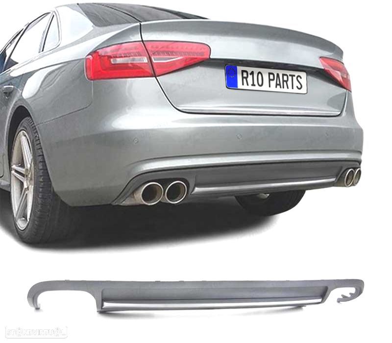 DIFUSOR AUDI A4 B8 08-11 LOOK S4 ABS - 1