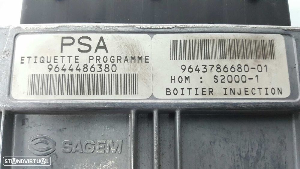 CENTRALINA DO MOTOR UCE CITROEN C5 BERLINA 2.0 HDI CAT (RHZ / DW10ATED) - 2