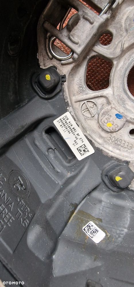 KIEROWNICA Skóra MULTIFUNKCJA 3C8419091BF VW PASSAT B7 Sharan GOLF VI - 9