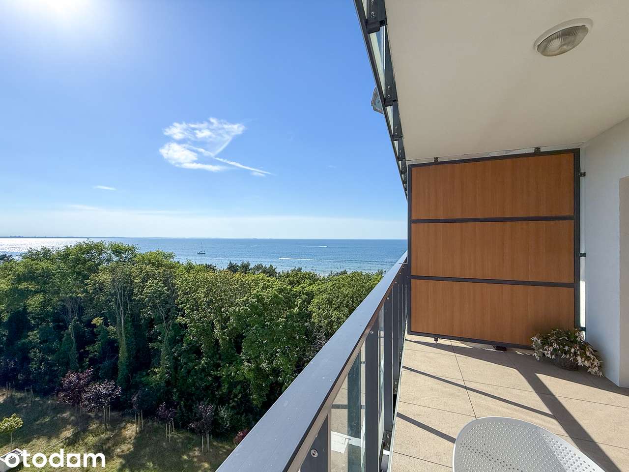 Apartament z widok. na morze, pierwsza linia brzegowa Aquamarina Prima