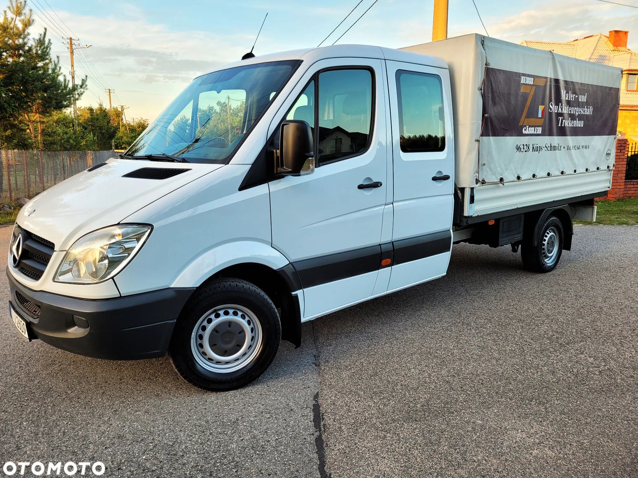 Mercedes-Benz Sprinter 313 Doka Skrzynia 3.40m Plandeka - 1