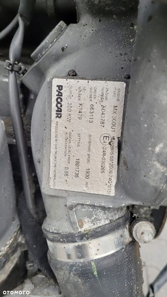 KOMPLETNY SILNIK MX 300U1 DAF XF CF 105 EURO 5 - 5