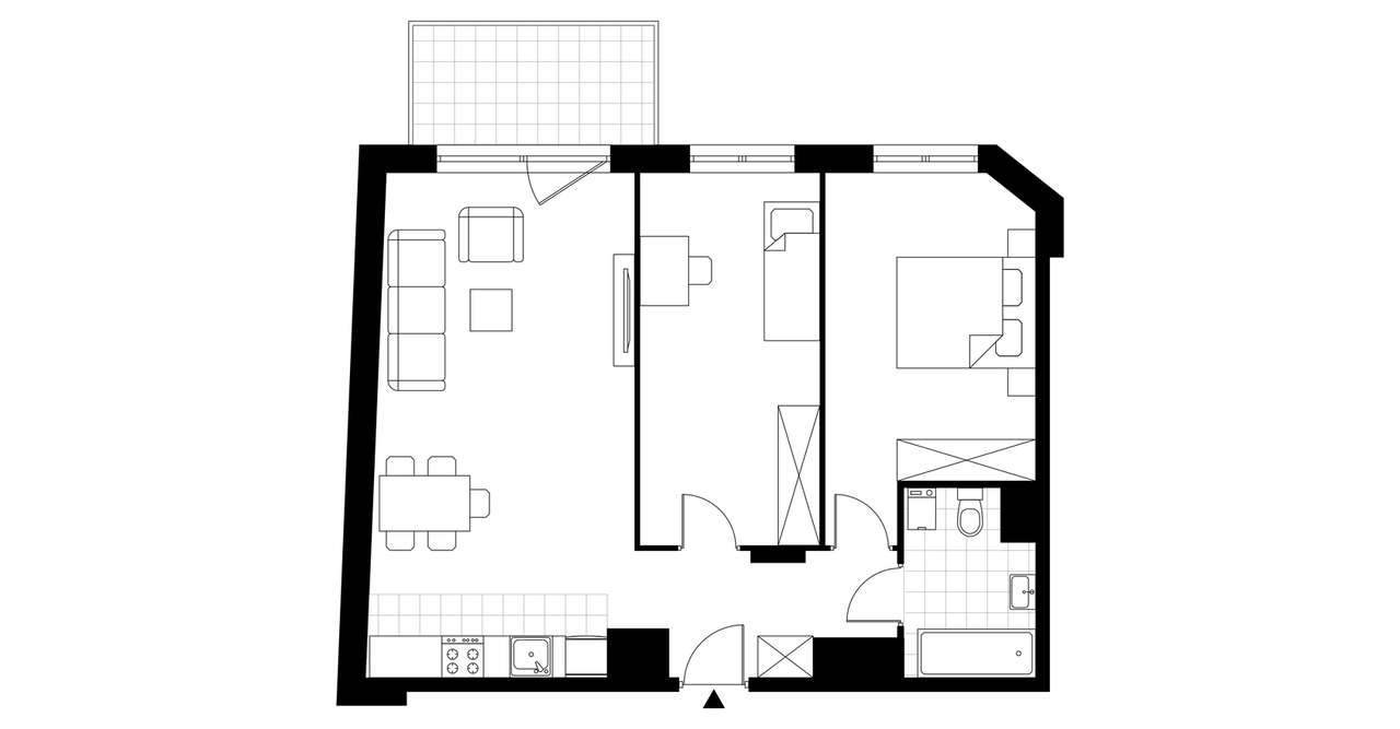 3-pokojowy apartament 65m2 + balkon Bezpośrednio - Pełny obrazek: 3/23