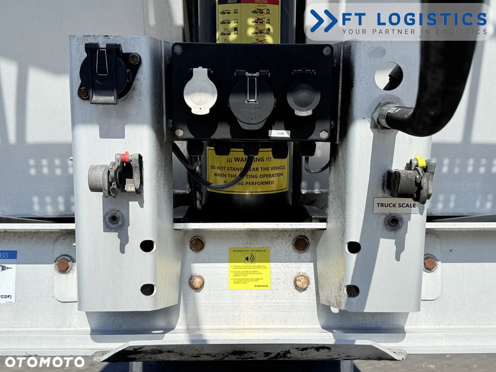 Tisvol TISVOL 2SNA | SAF | KLAPA + SZYBER DO ZSYPU | 43m3 | CAŁA ALUMINIOWA | MASA WŁASNA 5240 KG | PODNOSZONA PIERWSZA OŚ | ALUFELGI - 6