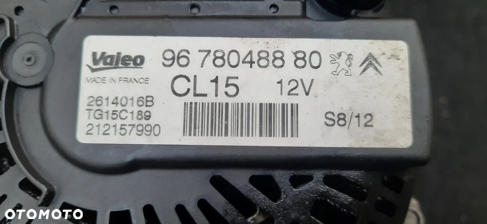 Citroen Peugeot 1.6 hdi E-HDI ROZRUSZNIK 9662854180 TS22E26 Alternator 9678048880 cl15 Sprężarka Kompresor klimatyzacji 9800839580 sd7c16 sd7cbf - 12