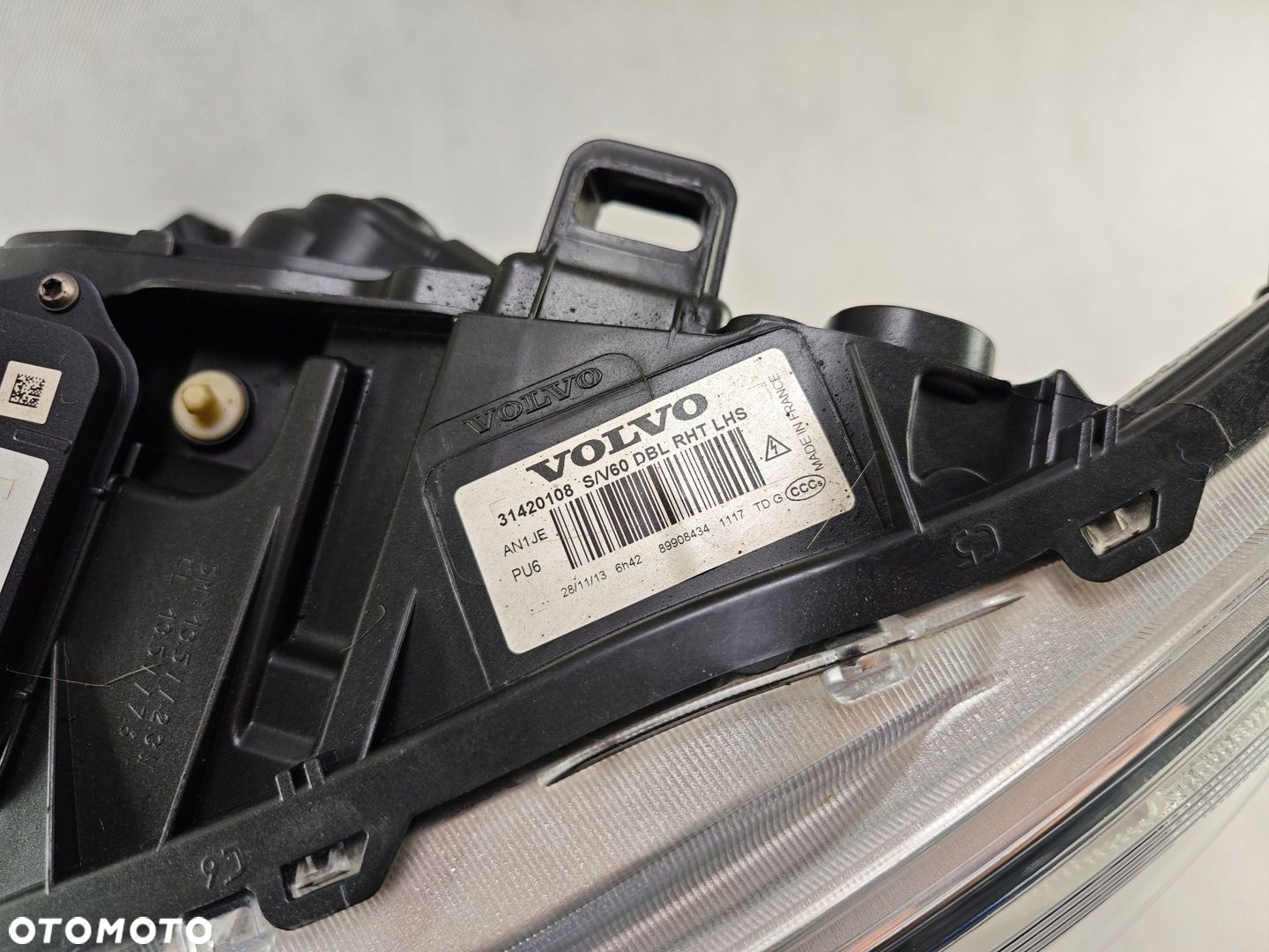 VOLVO V60 S60 XENON LEWY SKRĘTNY LED LAMPA LEWA 31420108 - 7